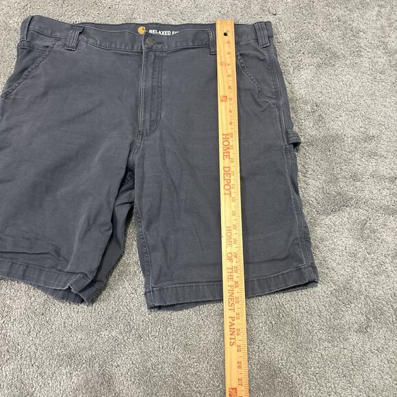 Carhartt Shorts Mens Size 40 Rugged Flex Relaxed Fit Canvas Utility Gray - Picture 5 of 5